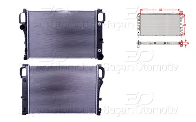 WISCO 2215000203 Su Radyatoru Brazing Mt-At 640x459x26 2215000203 2215002603 53839 60302447 55017123 A2215000503 734447 2215000003 A2215002603 2215000503
