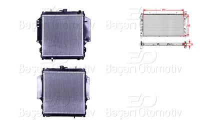 WISCO 17700-83000 Su Radyatoru Brazing Mt 375x368x26 17700-83000