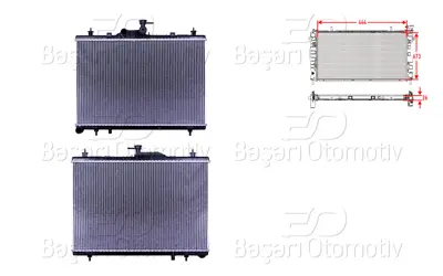 WISCO 21400-JY00A Su Radyatoru Brazing Mt-At 444x673x26 Mm 21400-JY00A
