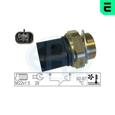 OPTIMAL E-330273 Fan Musuru  Fiat Tempra Tipo Uno Palio  5992746 82436410 7472632 82600 7728057 7748867 500349643 60808223 82465533 1850187