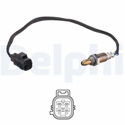 DELPHI ES21271-12B1 Oksijen Sensoru Volvo 2165005090 31439593 2165005260 32253666 2165005070 8890651502 2165005060 DOX0597 32253663 31439480