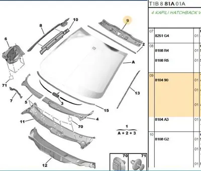 PSA 8104.90 Tavan Traversi  8104.90