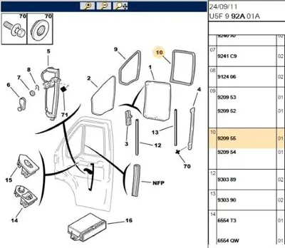 PSA 9209.55 Cam Fitili  9209.55
