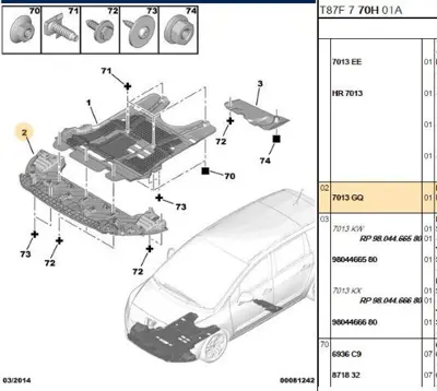 PSA 7013.GQ Ön Koruma Bakalıtı 7013GQ