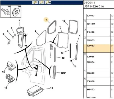 PSA 9209.52 Cam Fitili  9209.52