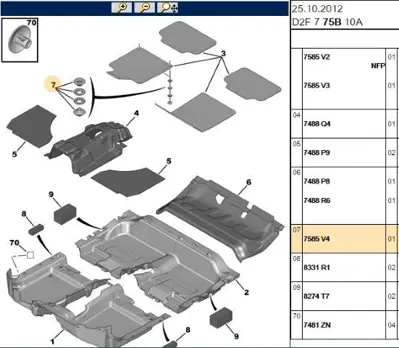 PSA 7585.V4 Paspas Tutucu Klips 7585V4
