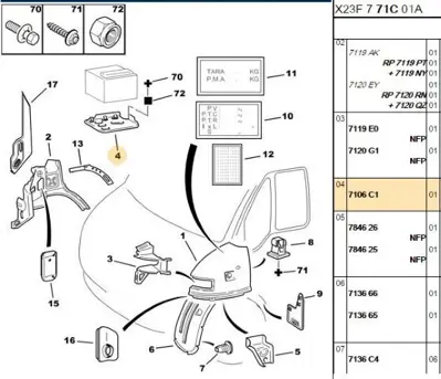 PSA 7106.C1 Akü Kutusu  7106.C1