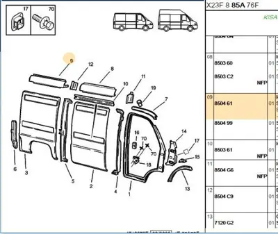 PSA 8504.61 Sağyan Üst Direk  8504.61