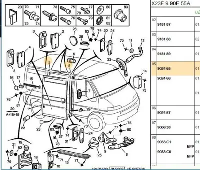 PSA 9024.65 Kapı Lastiği  9024.65