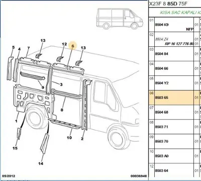 PSA 8503.65 Davlumbaz  8503.65