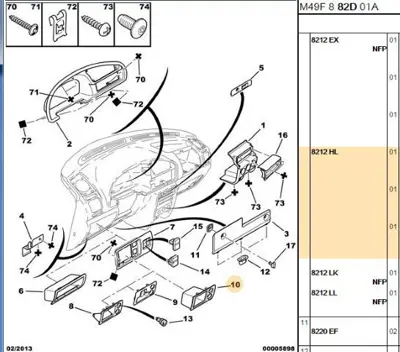 PSA 8212.HL Ön konsol 8212HL