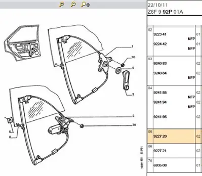 PSA 9227.20 Cam Tutucusu  9227.20