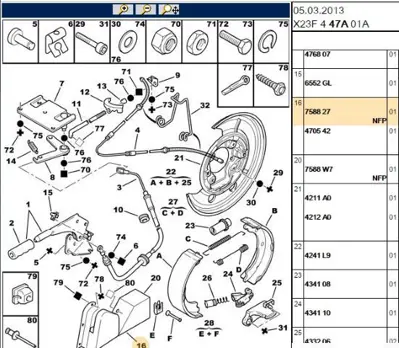 PSA 7588.27 Kaplama Firsat 758827 T443010 MR307786 475K96R 22362 43010 291834 1140275 400914 243035