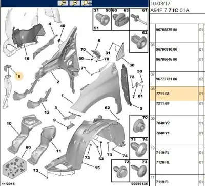 PSA 7211.68 Baglan Ayak 7211.68