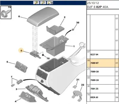 PSA 7589.NT Dayanak 7589NT