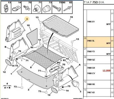 PSA 7465.SL Bagaj Bakaliti 7465SL 7465.SL 7465SL 7465SL 