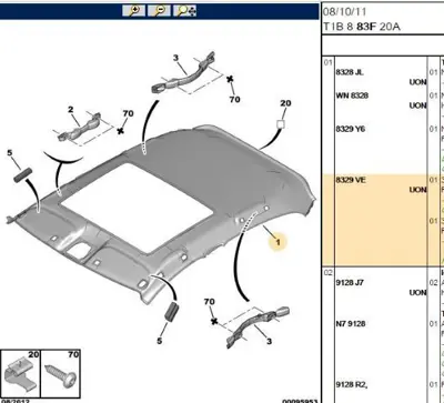 PSA 8329.VE Tavan Kaplamasi 8329VE 8329.VE 8329VE 8329VE 