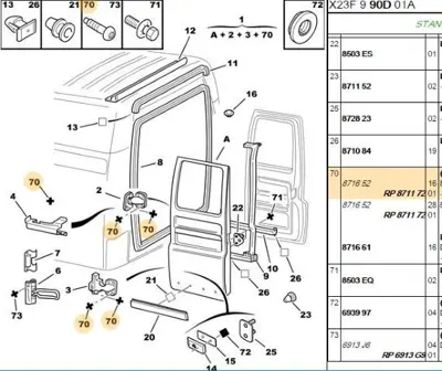 PSA 8711.72 Bağlantı Vıdası 8711.72