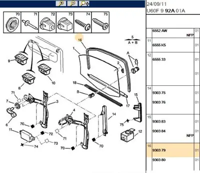 PSA 9303.79 Cam Fitili  9303.79