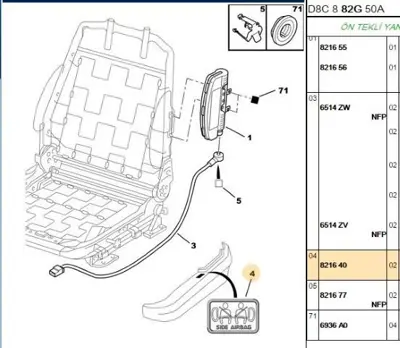 PSA 8216.40 Çok Fonk Ekran 821640