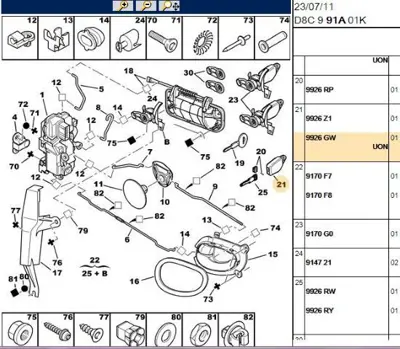 PSA 9926.GW Anahtarsiz Plip 9926GW 9926.GW 9926GW 9926GW 