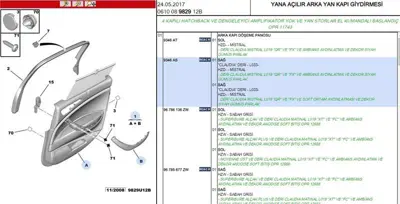 PSA 9346.AS Giydirme Panosu  9346.AS