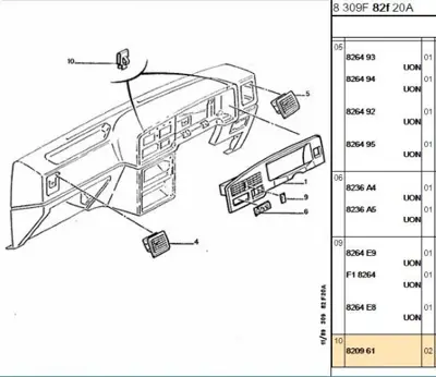 PSA 8209.61 Agraf 8209.61