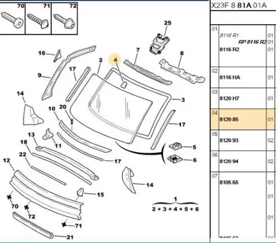 PSA 8120.85 Dis Ayna Plakasi 812085 56256 11367585425 11367516293 215036 OCV0902 V202650 38SKV012 WG1741849 716041