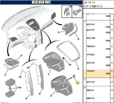 PSA 8244.48 Araç İçi Parfüm Kiti  8244.48