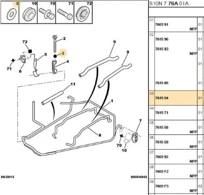 PSA 7615.54 Pul 7615.54