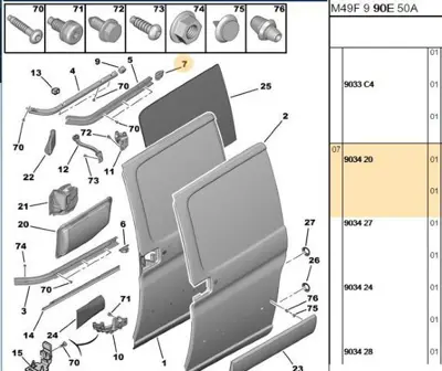 PSA 9034.20 Dayanak 903420