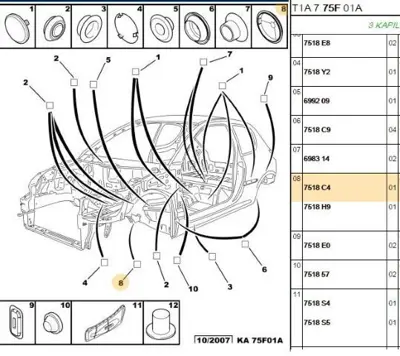PSA 7518.C4 Havuz Sacı Plastik Tapa 7518C4
