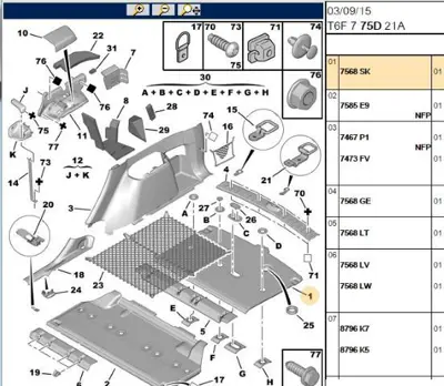 PSA 7568.SK Bagaj Halısı 307 Sw  7568.SK