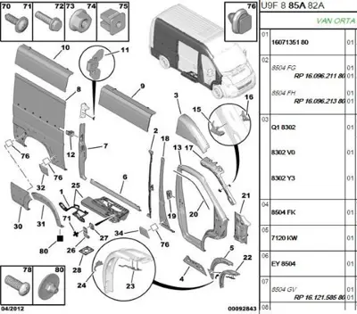 PSA 7120.KW Sağtakvıyesacı 7120.KW