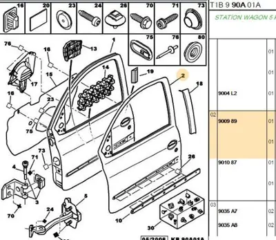 PSA 9009.89 Kapı Sacı  9009.89