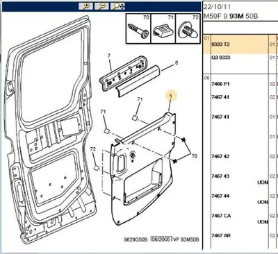 PSA 9333.T2 Giydirme Panosu 9333T2