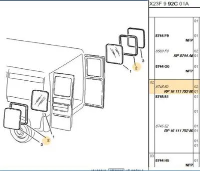 PSA 8745.50 Arka Kapi Sizdirmalik Lastigi STC000310 LMA10024 511014710 KG15000641 8AG355560051 874550 50000600 BCM116 6284600604 CMC00848
