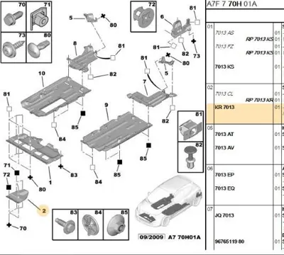 PSA 7013.KR Motoraltkaplamaızalatoru 7013.KR