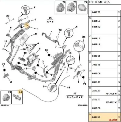 PSA 8484.K9 Hart-Dop Kontaktörü  8484.K9