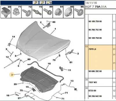 PSA 7979.L6 Kaput İzolatörü 7979.L6