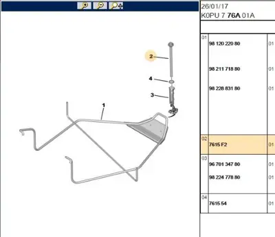 PSA 7615.F2 Mesntescıv 7615.F2