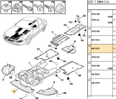 PSA 7013.H6 Alt Havalandırma 7013.H6