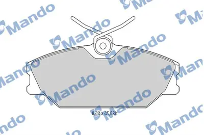 MANDO 015162 On Fren Disk Balatasi Laguna Megane 99- 7701209380 223946 410607125R 8671016177 811025011 20800 573008J 598473 13046028952 GDB1405