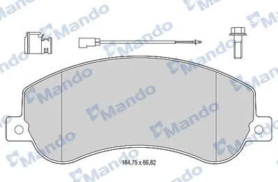 MANDO 015034 On Fren Disk Balatasi Kablolu Transit V347 2.3 2.4 1488962 ADB21512 37558 2206800 CBP21512 1553797 JCP112 BBP1964 P24064 2448401
