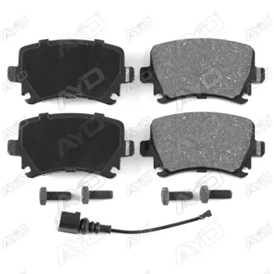 AYD 60048B Arka Balata Passat-Cc-Caddy-Golf5-Golf6-Jetta-A3-A... 1K0698451G QP5999C QF80600 4F0698451D V108173 341233 BBP1877 WX1108 1K0698451K GDB1551