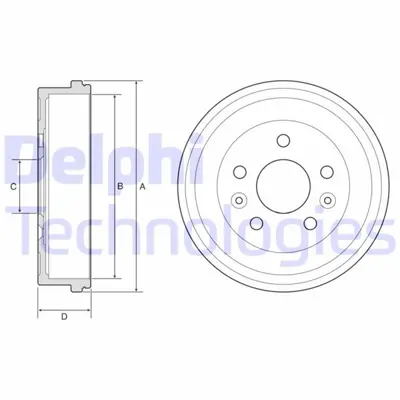 DELPHI  BF597 Arka Kampana Renault Captur Ii 20> Dacia Duster... 4320000Q2H MBD405 94045500 8200835832 61458 DRM9229 8DT355303151 79392 BD4040 253937