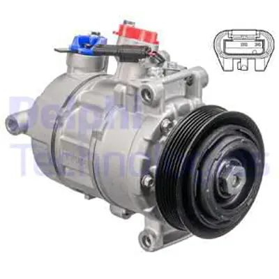 DELPHI  CS20504 Klima Kompresoru Bmw N13 F20 F30 64529222308 4371006830 DCP05098 32864G BWK495 8FK351002351 4471502660 4471506280 2483002990 BWAK495