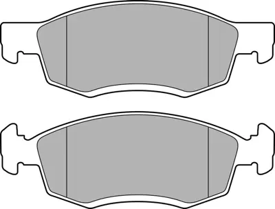 DELPHI  LP2137 Ön Balata Dacia Logan 07> Logan Pick-Up 08> ... 6001549803 13046072702 FDB4035 12375 TX0868 T1172 217232 573295B 17232 T1772