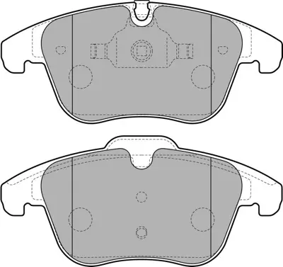 DELPHI  LP2165 Ön Fren Balatasi (Fişli) P407 04>10 2.0 Hdi P50... 8K0698151D 1610103880 2E0698451A 5580052R01 1567730 LP3175 8K0698451F 8X0698151 DFY13328ZA9C 1705930