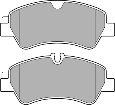 DELPHI  LP2662 Arka Balata Ford Tourneo Custom-Transit Custom 2.2... BK212M008AC 1763916 RB2116 AN7013K BSG30202022 142116203 PCP1653 FVR4398 BL2175A1 PP0307AF
